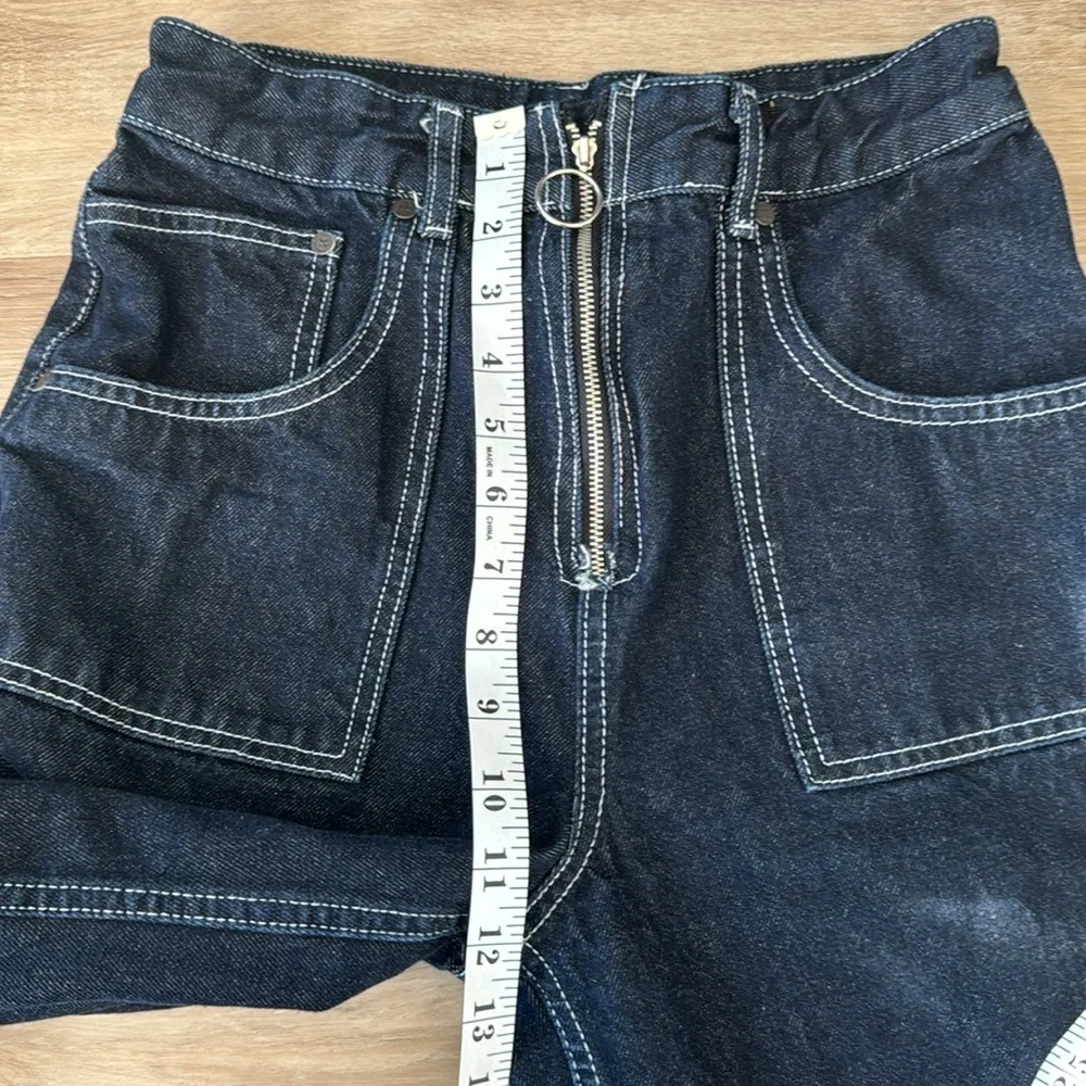 The Ragged Priest High Waisted Wide Leg Jeans Sz 28 - Picture 4 of 10